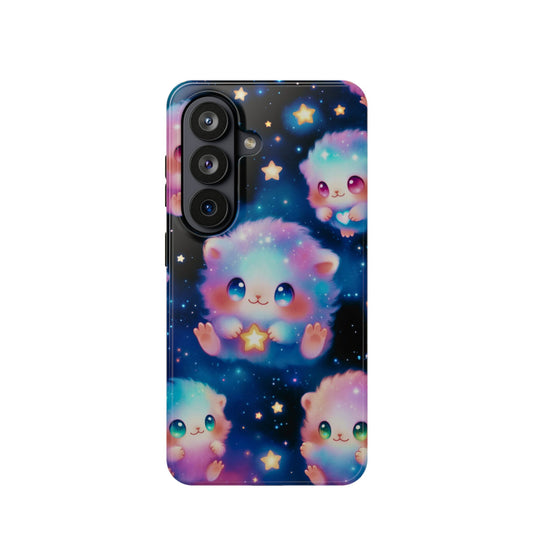 Cute Kawaii Space Fluffs Galaxy S26 Phone Case