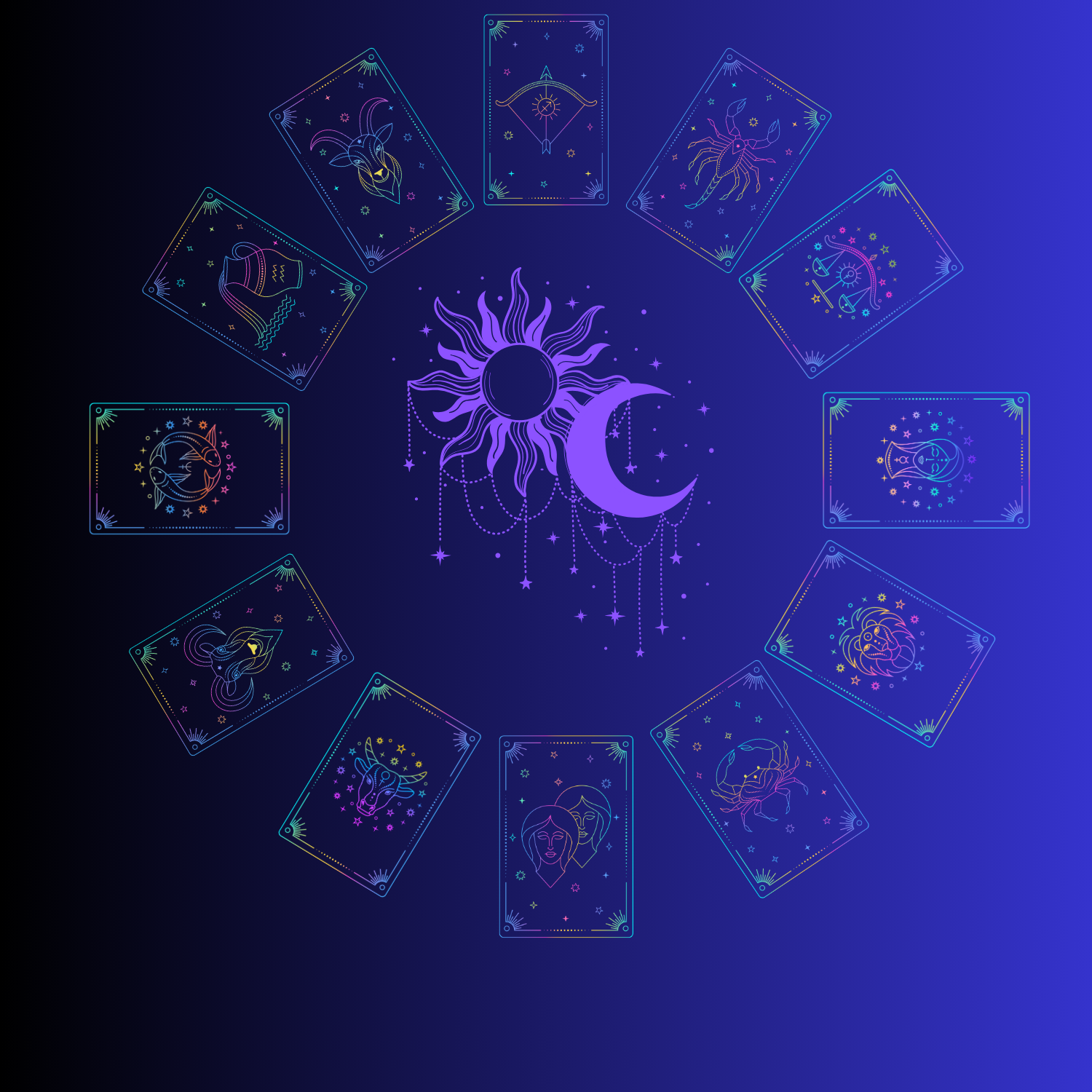 Zodiac Collection, 15oz Coffee Mugs