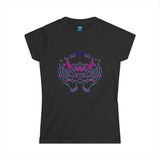 Lotus Hands Floral Short Sleeve Women's T-Shirt