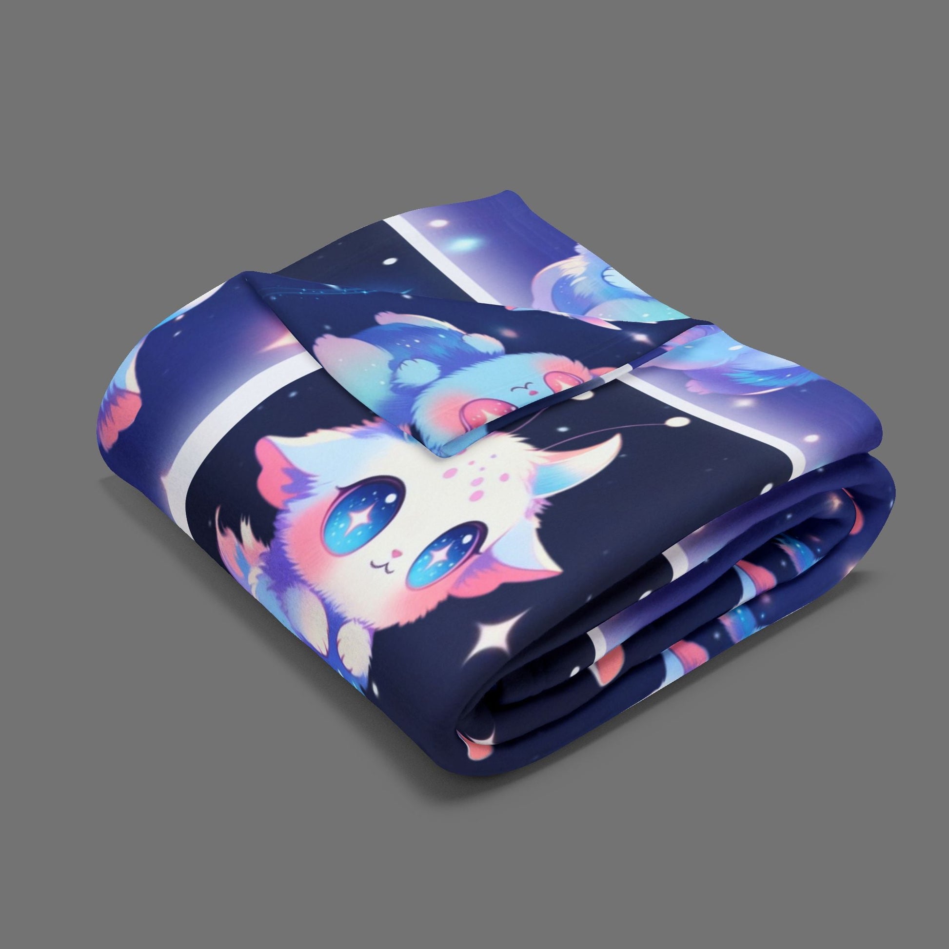 Moon Star Sprites, Arctic Fleece Blanket Printify