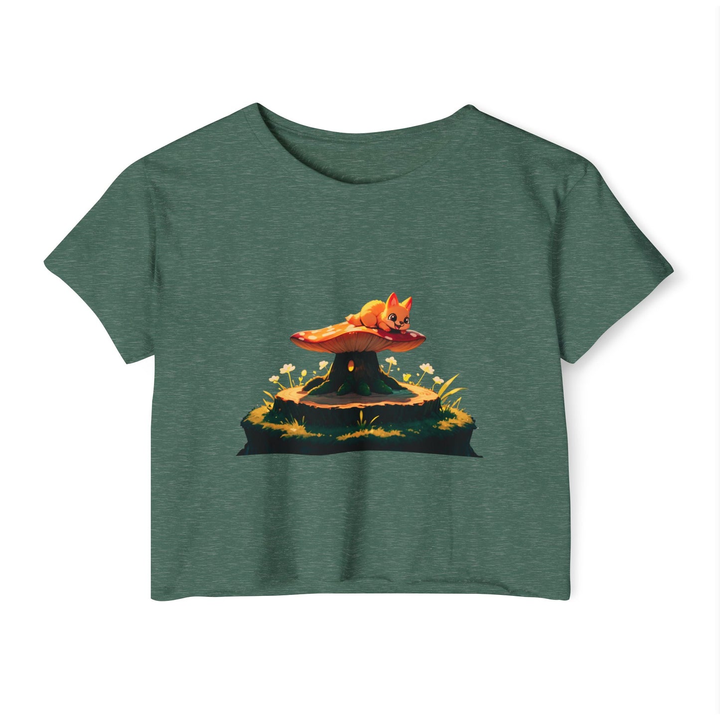 Kawaii Characters Crop Top