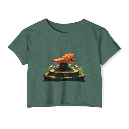 Kawaii Characters Crop Top