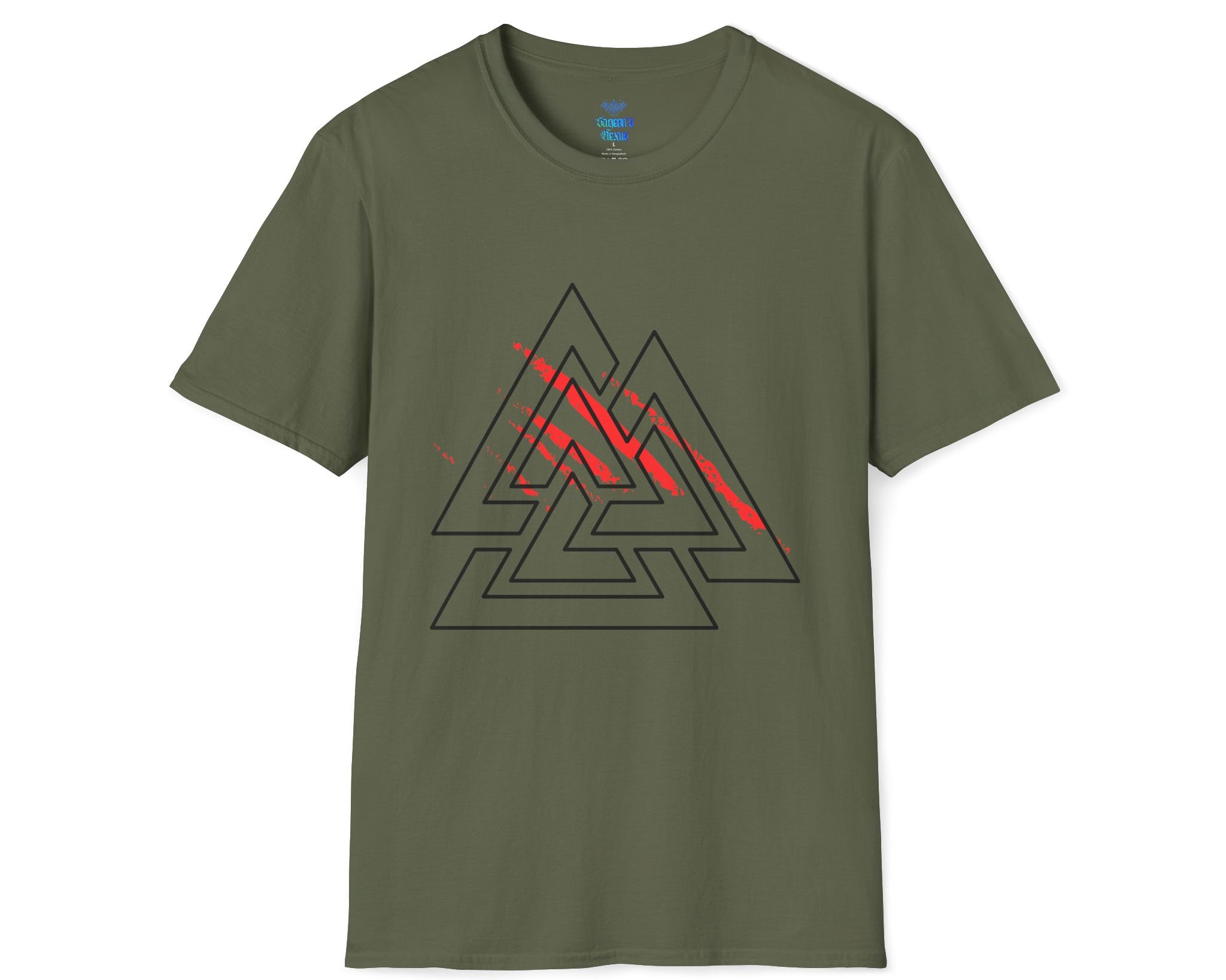 The Valknut, "knot of the slain" Norse Symbol Tee