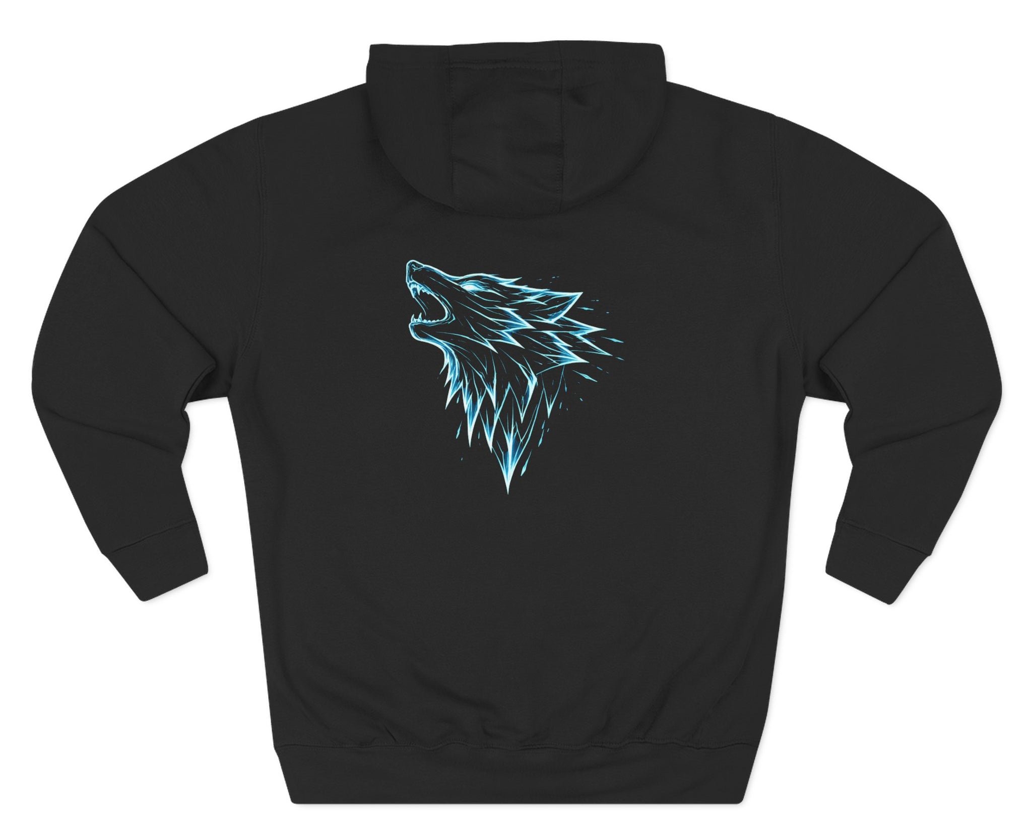 Snow Wolf Fleece Hoodie