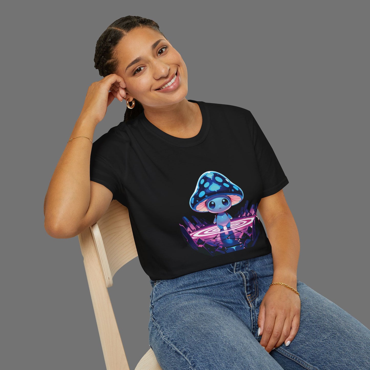 Cute Multi-Kawaii T-Shirt, Adorable Big-Eyed Graphic Tee