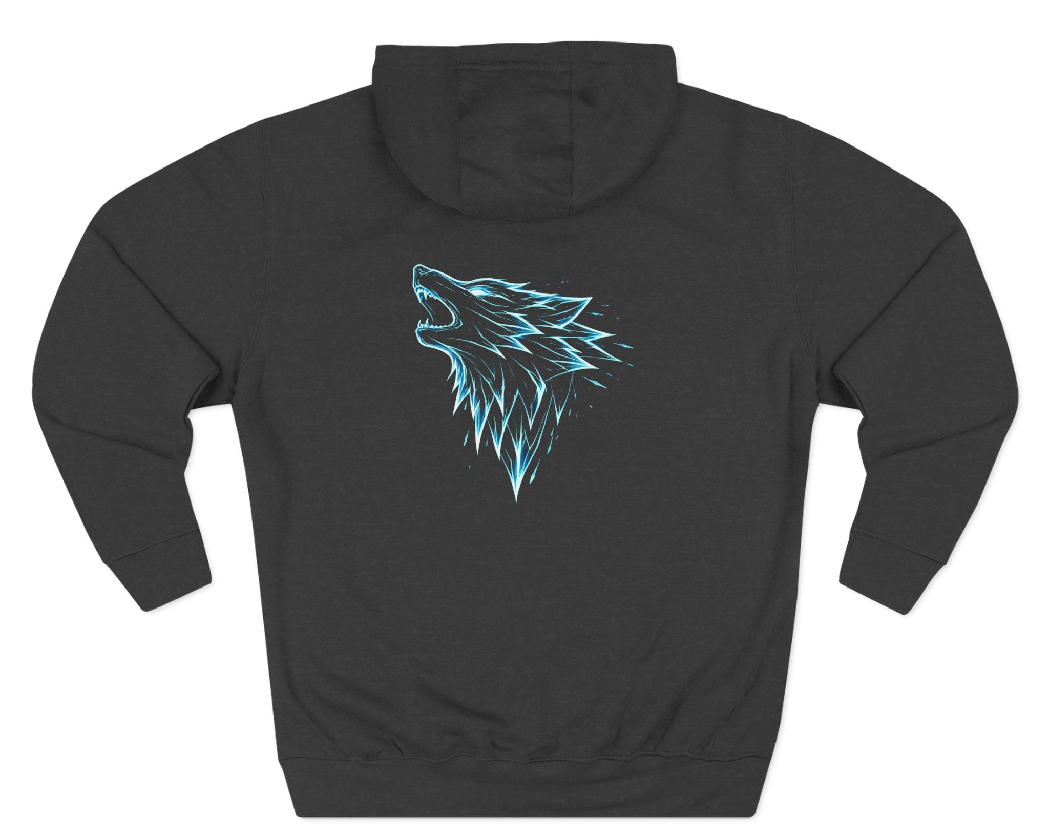Snow Wolf Fleece Hoodie