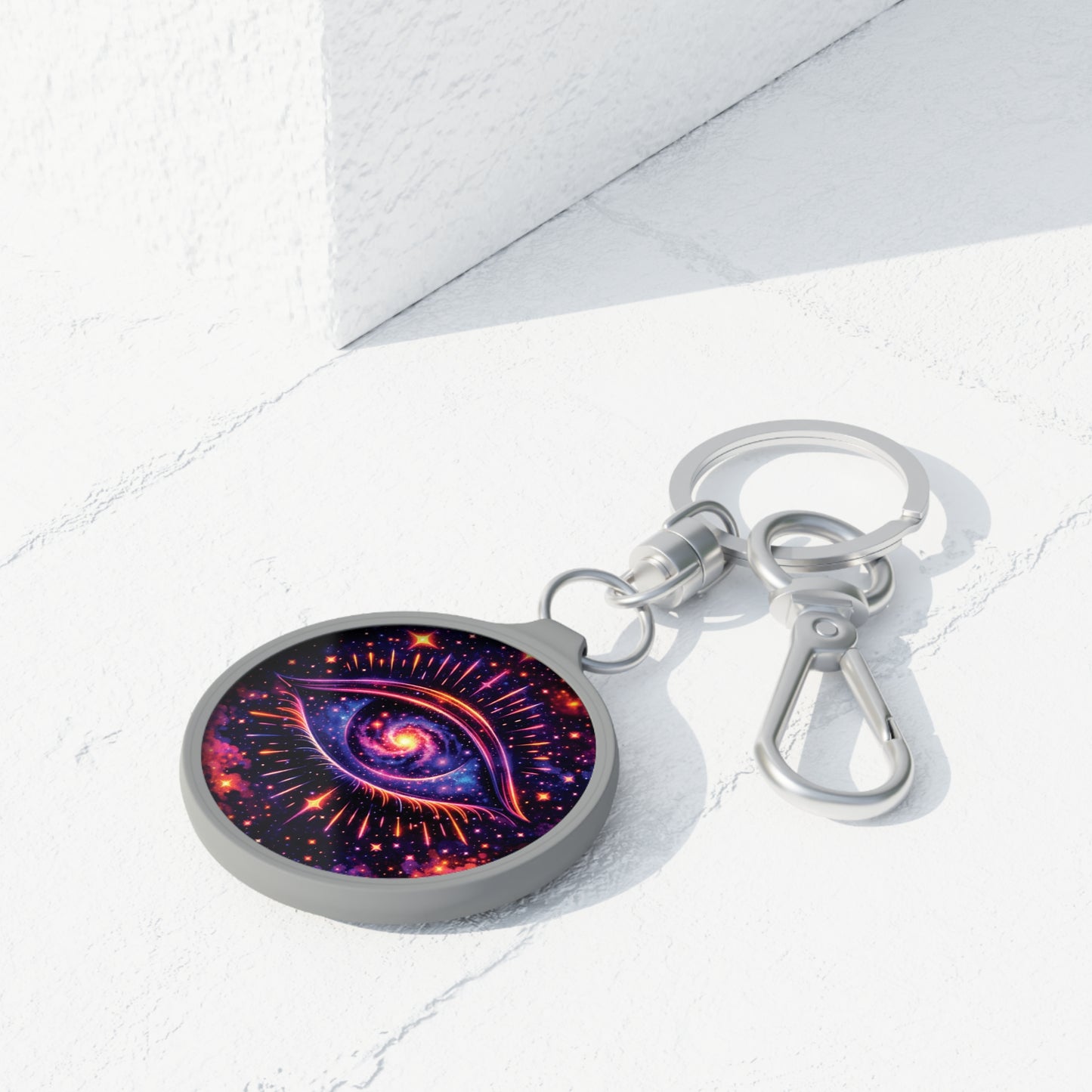Infinite Galaxy Eye Keyring
