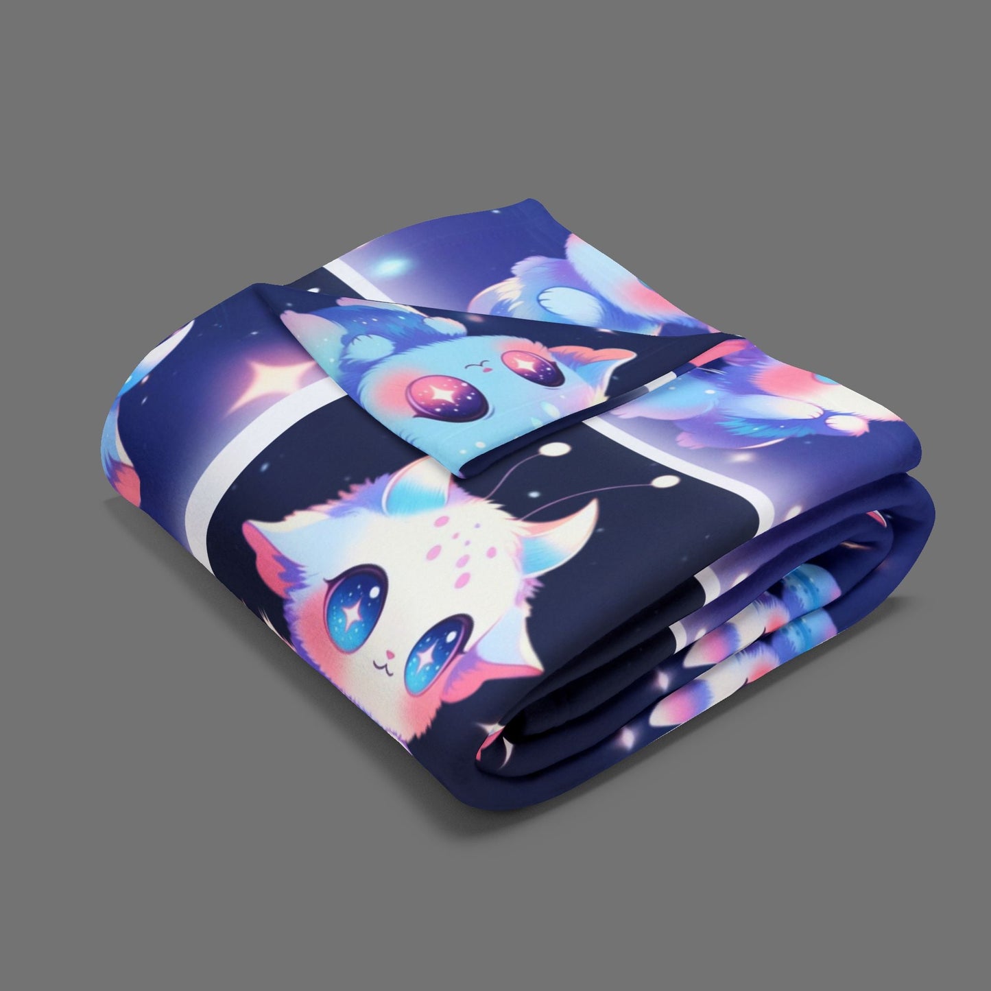 Moon Star Sprites, Arctic Fleece Blanket Printify