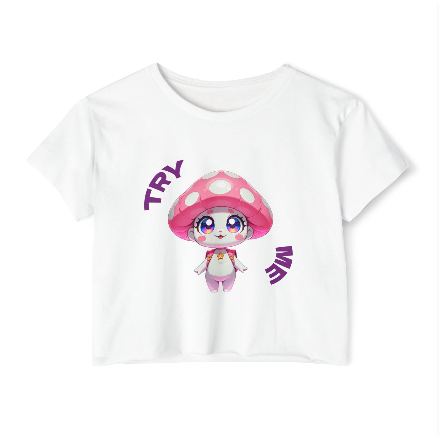 Kawaii Characters Crop Top