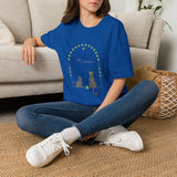 Cosmic Guardian T-Shirt — Mystical Cat Moon Phase Tee