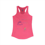 'Espresso, Crystal's and Chaos' Women's Ideal Racerback Tank
