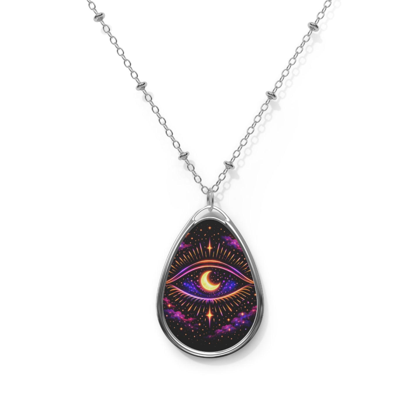 Infinite Crescent Moon Necklace