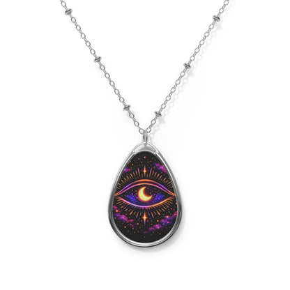 Infinite Crescent Moon Necklace