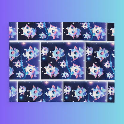 Moon Star Sprites, Arctic Fleece Blanket Printify
