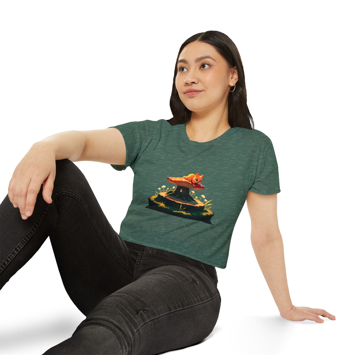 Kawaii Characters Crop Top