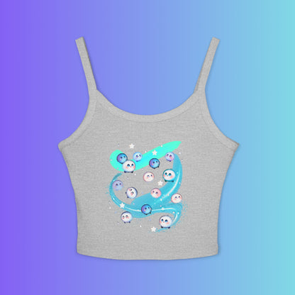 Kawaii Bubble Puffball (didn't know what to name them) Tank Top Printify