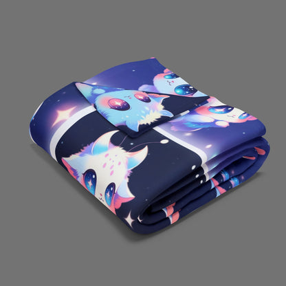 Moon Star Sprites, Arctic Fleece Blanket Printify