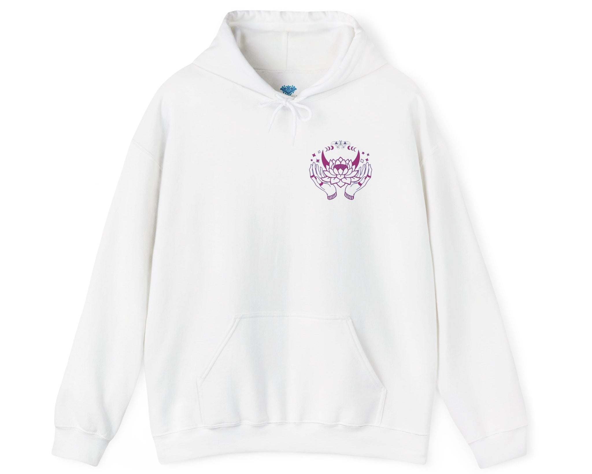 Lotus Hands Floral Hoodie