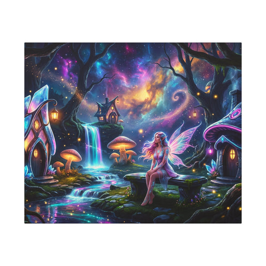 Fairy Forest Scene Canvas Wrap, 1.6" Printify