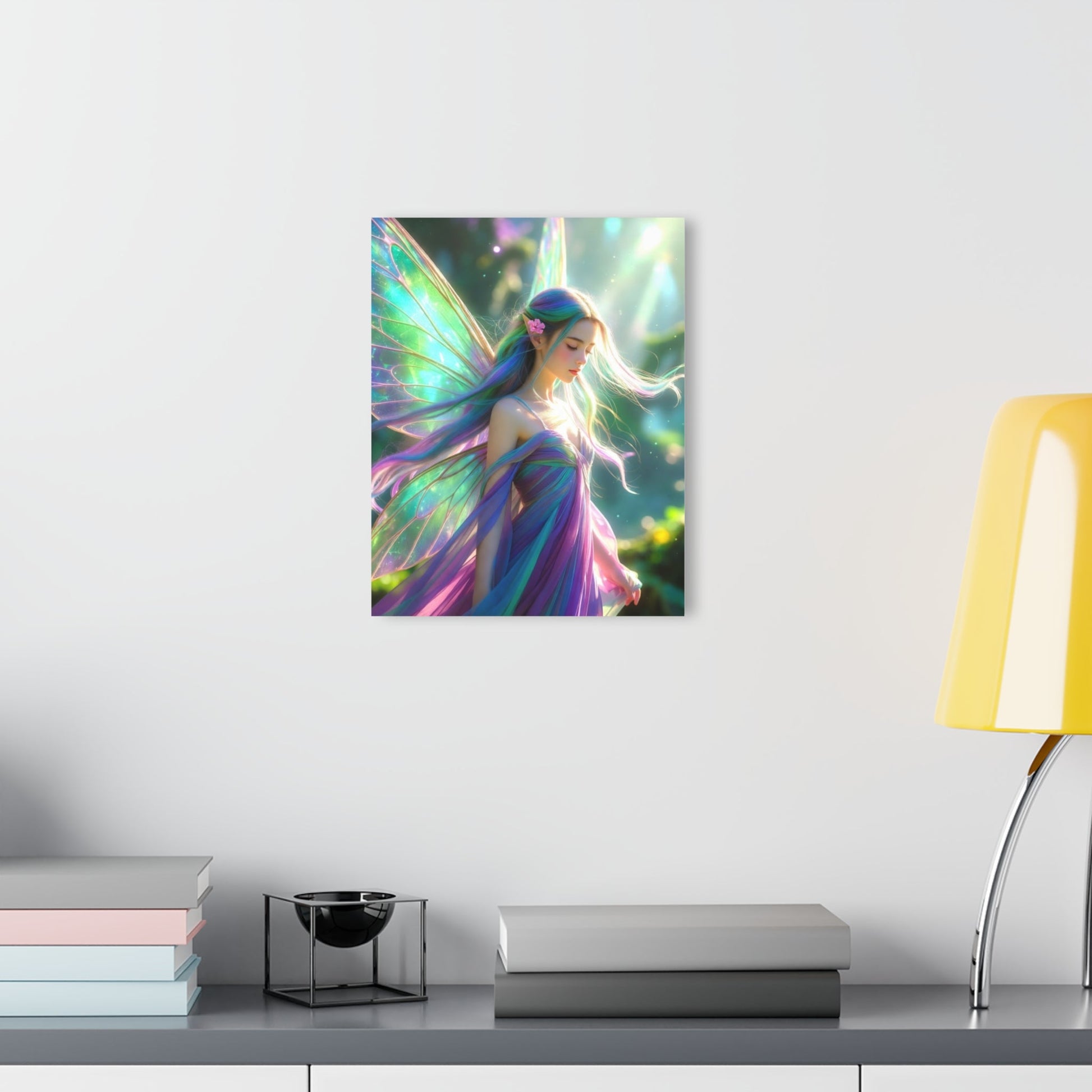 Ethereal Fairy Portrait Acrylic Print | French Cleat Hanging Printify
