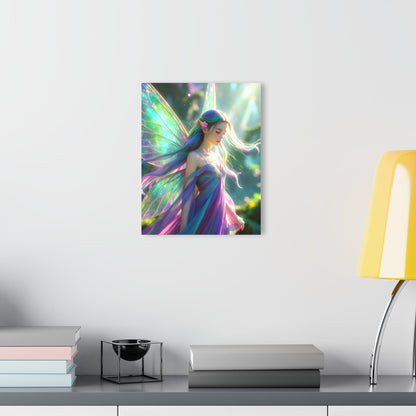 Ethereal Fairy Portrait Acrylic Print | French Cleat Hanging Printify