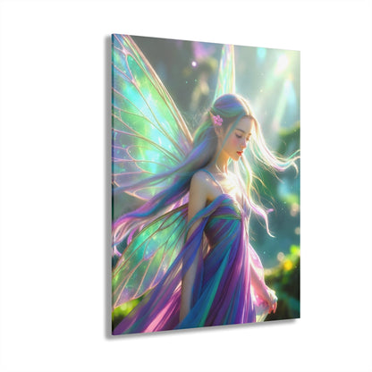 Ethereal Fairy Portrait Acrylic Print | French Cleat Hanging Printify