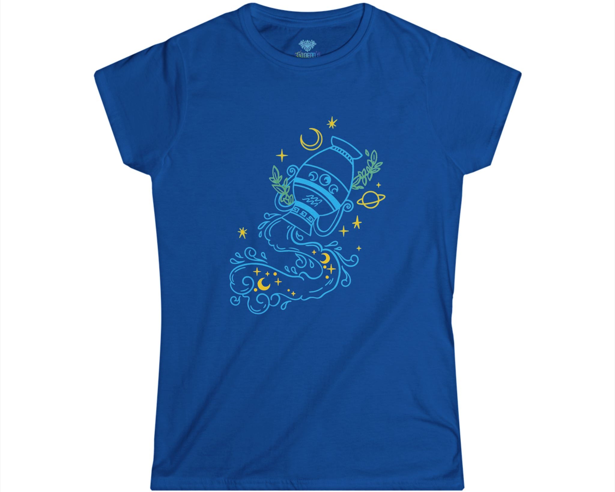 Aquarius Zodiac Short Sleeve Tee