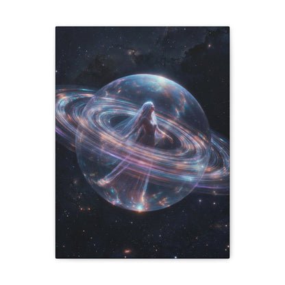Celestial Spirit in Orb Matte Canvas Wall Art Printify