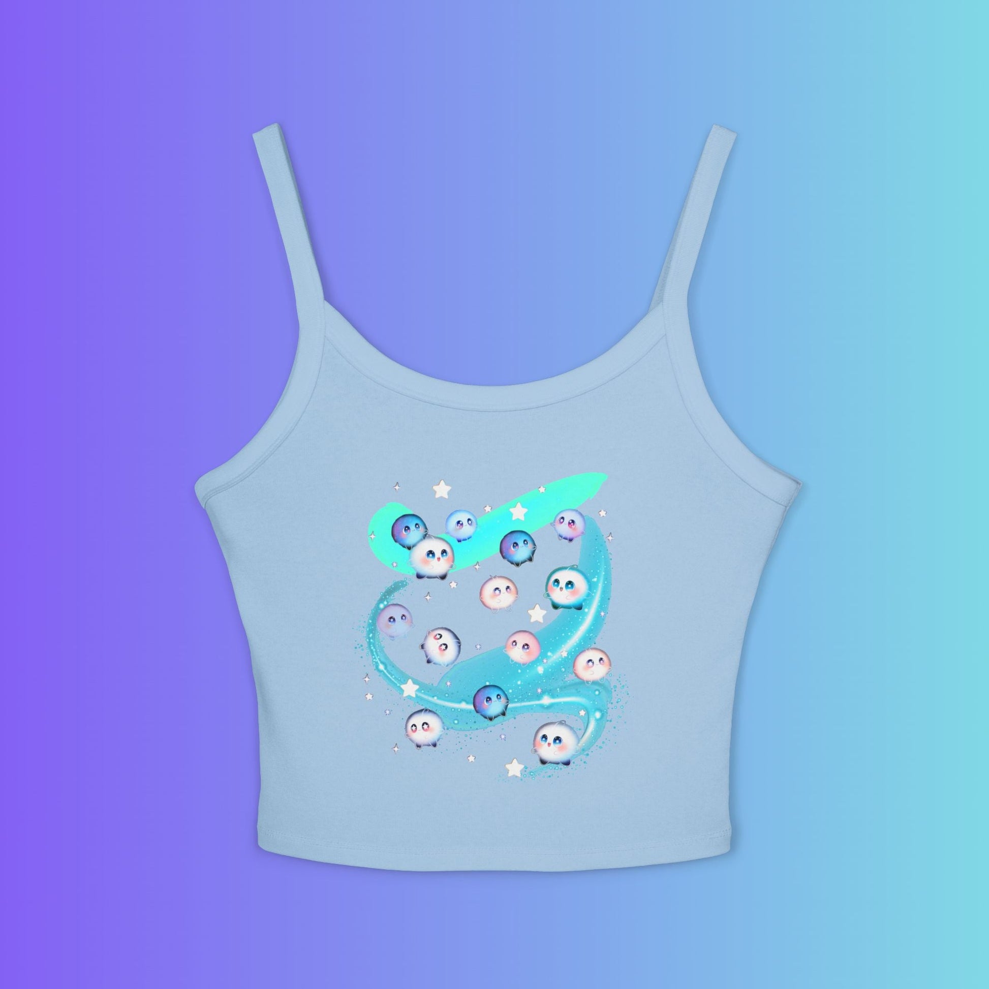 Kawaii Bubble Puffball (didn't know what to name them) Tank Top Printify