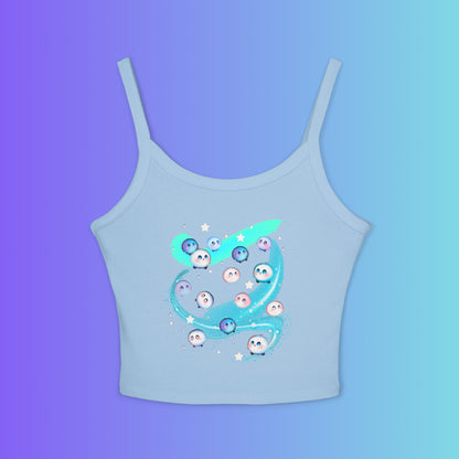Kawaii Bubble Puffball (didn't know what to name them) Tank Top Printify
