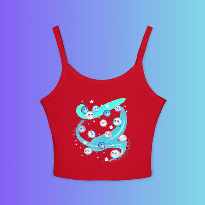 Kawaii Bubble Puffball (didn't know what to name them) Tank Top Printify