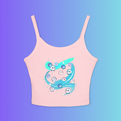 Kawaii Bubble Puffball (didn't know what to name them) Tank Top Printify
