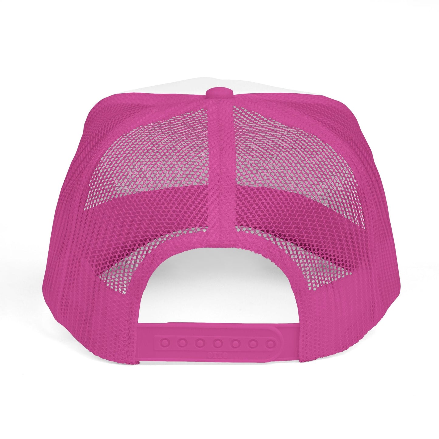 Neon Butterfly Trucker Cap, Retro Vaporwave Mesh Hat Printify