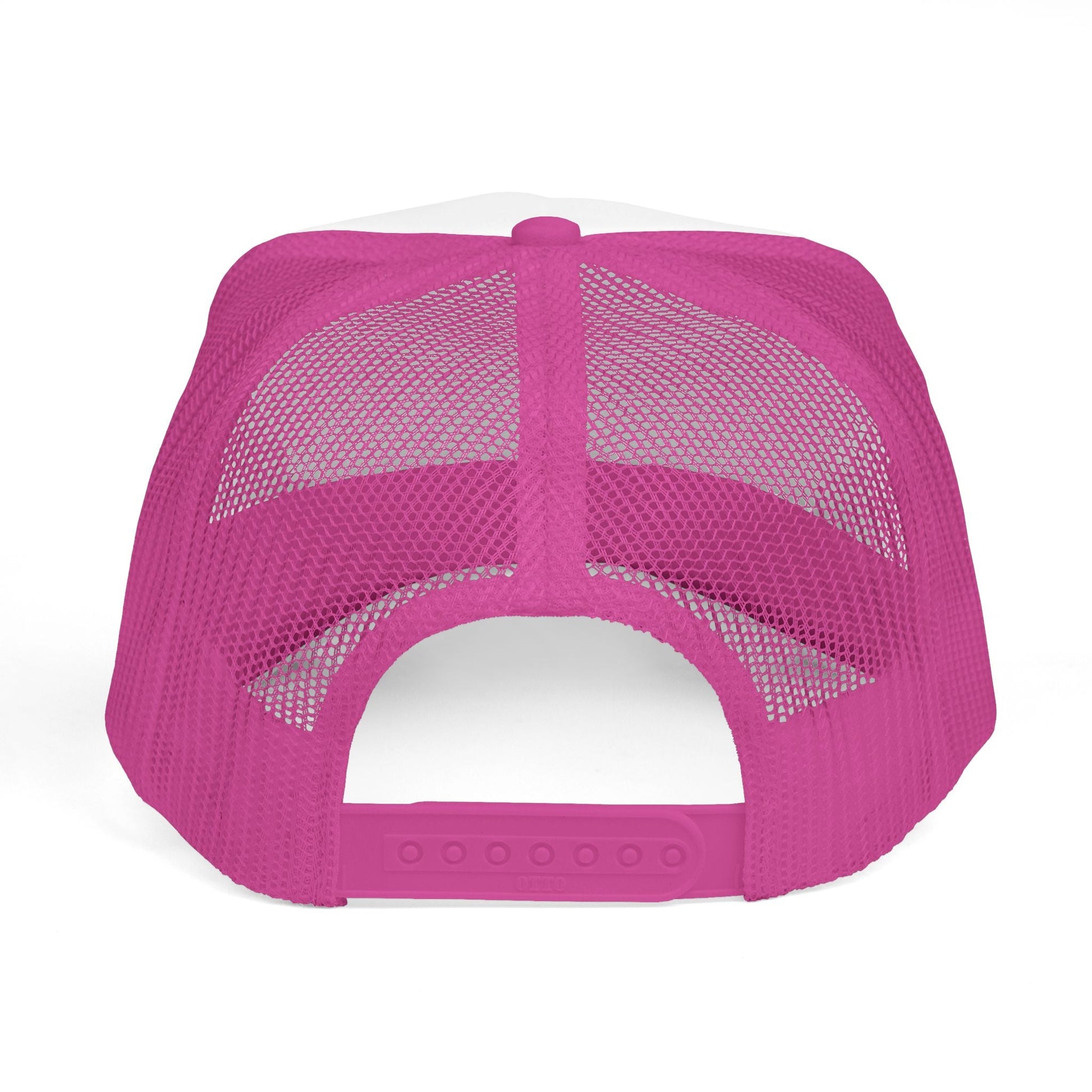 Neon Butterfly Trucker Cap, Retro Vaporwave Mesh Hat Printify