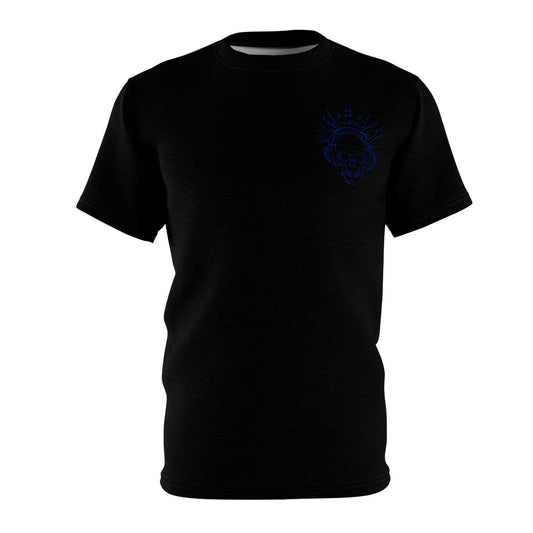 Skull Print Tee, Subtle Dark Gothic Graphic T-Shirt Printify