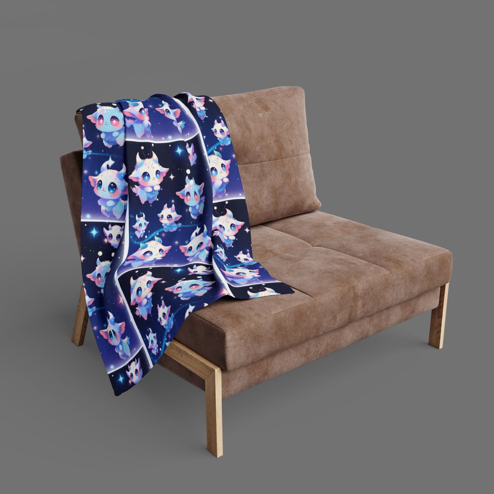 Moon Star Sprites, Arctic Fleece Blanket Printify