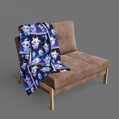 Moon Star Sprites, Arctic Fleece Blanket Printify