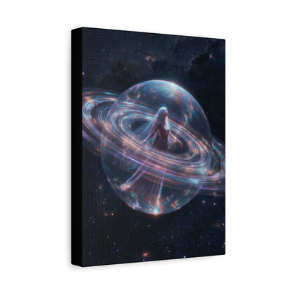 Celestial Spirit in Orb Matte Canvas Wall Art Printify