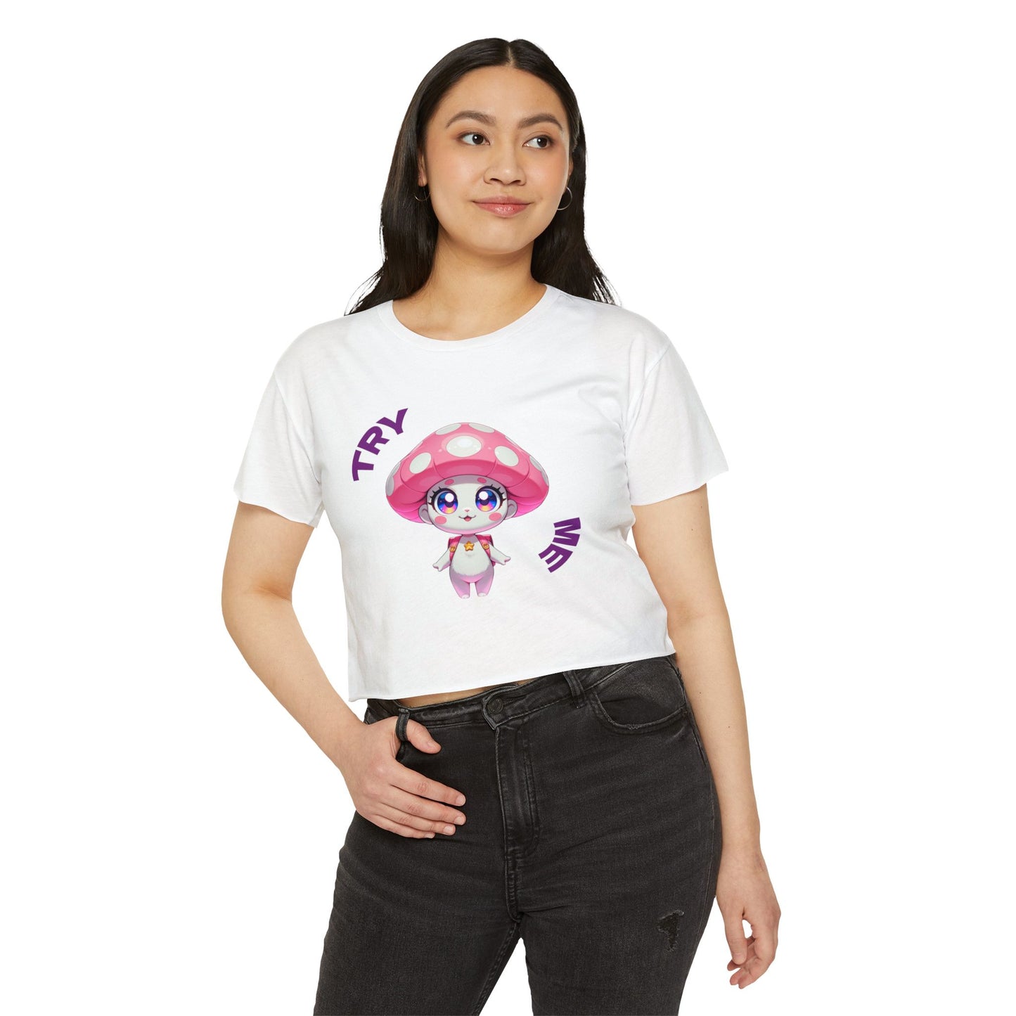 Kawaii Characters Crop Top