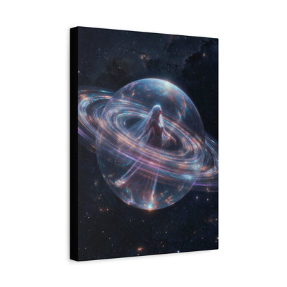 Celestial Spirit in Orb Matte Canvas Wall Art Printify