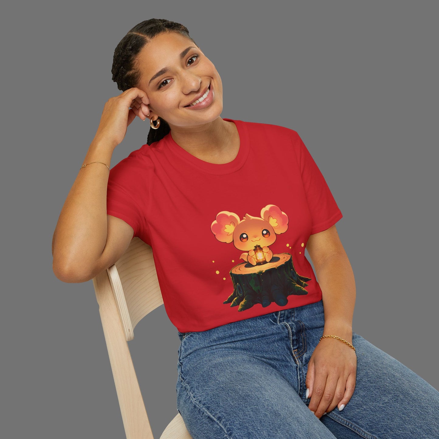Cute Multi-Kawaii T-Shirt, Adorable Big-Eyed Graphic Tee