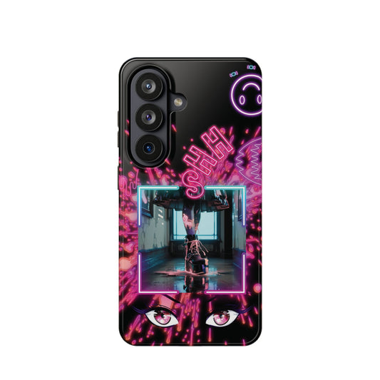 Neon Cyberpunk Galaxy S26 Phone Case