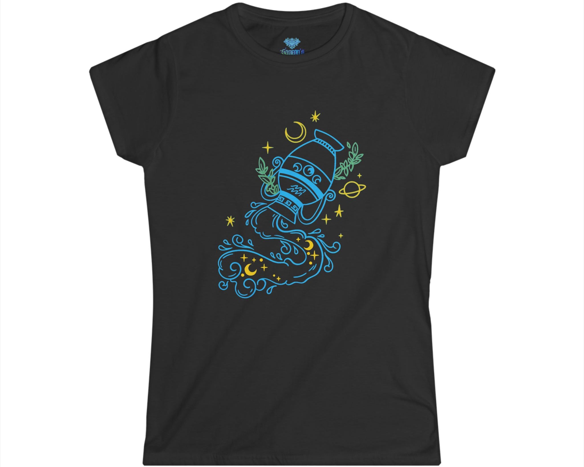 Aquarius Zodiac Short Sleeve Tee